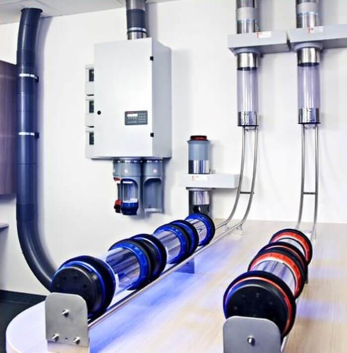 Aerocom pneumatic tube lab receiving station
